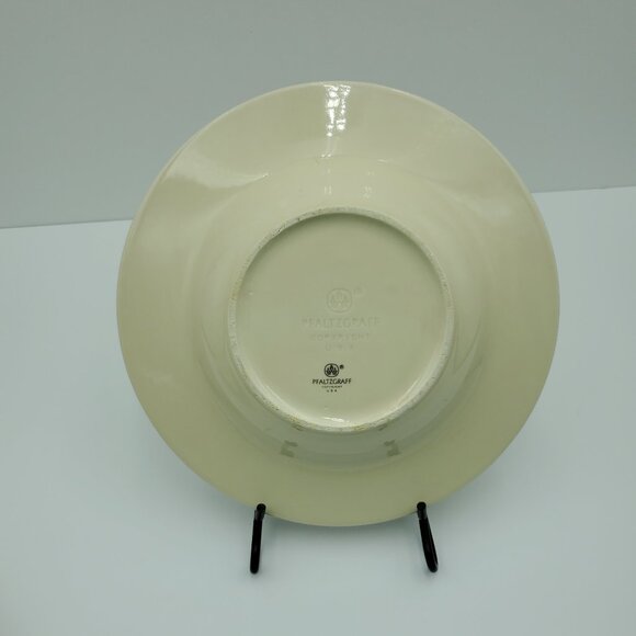 Pfaltzgraff Garden Party Rim Soup Bowls Garden Impressions Rimmed Pasta Bowls - Picture 3 of 6